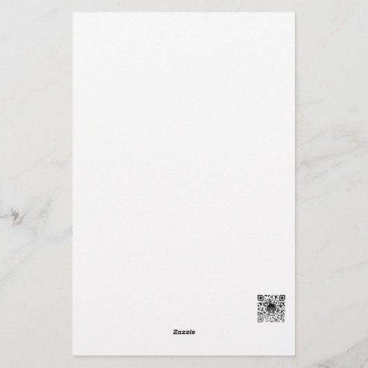 Otter hat seinen Fisch Got Briefpapier (Rückseite)