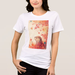 Otter Herbstwunder Tri-Blend Shirt