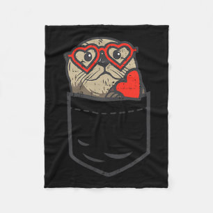 Otter Herz Gles Tasche Süßer Valentinstag Tier Fleecedecke