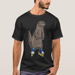 Otter Inline Skaten Roller Skate T-Shirt