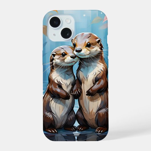 Otter iPhone 15 Hülle (Rückseite)