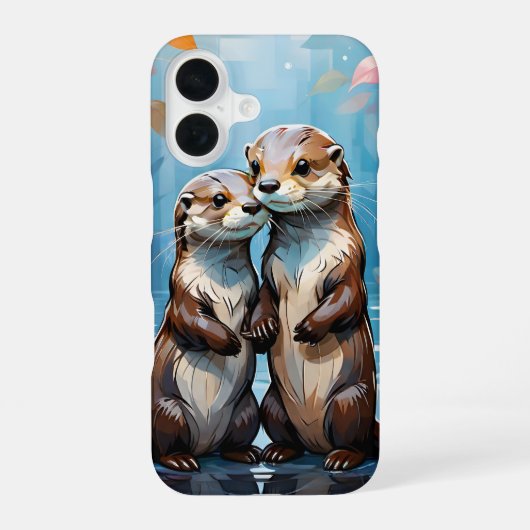 Otter iPhone 16 Hülle (Rückseite)