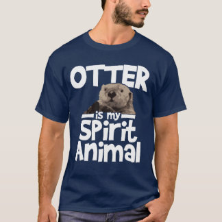 Otter ist mein spirituelles Tier Familie T-Shirt
