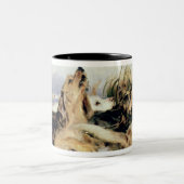 Otter-Jagdhunde Zweifarbige Tasse (Mittel)