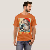 Otter Japanese Art Funny Otter Lover Gifts for Men T-Shirt (Vorne ganz)