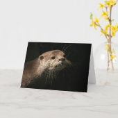 Otter Karte (Gelbe Blume)