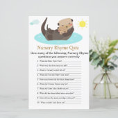 Otter Kinderzimmer Rhyme Quiz Kinderduschenspiel (Stehend Vorderseite)