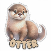 OTTER - KINDERZIMMER STICKER (Vorderseite)