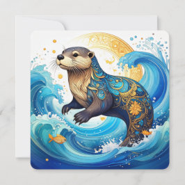 Otter King of Eilean Donan: Scottish Dratsie Karte