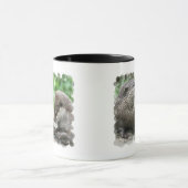 Otter-Lebensraum-Kaffee-Tasse Tasse (Zentrum)