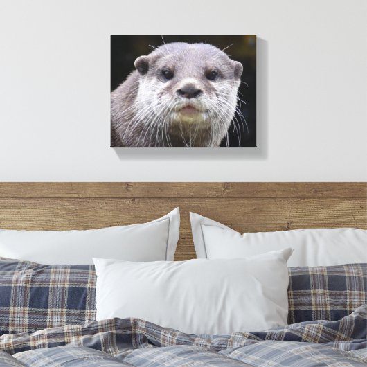 Otter Leinwanddruck (Insitu (Schlafzimmer))