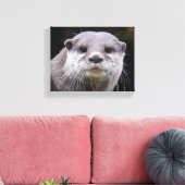 Otter Leinwanddruck (Insitu (Wohnzimmer))