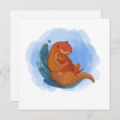 Otter Liebe Blank Card Feiertagskarte (Vorne/Hinten)