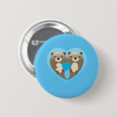 Otter-Liebe Button (Vorne & Hinten)