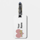 Otter-Liebe Gepäckanhänger (Rückseite vertikal)