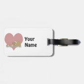 Otter-Liebe Gepäckanhänger (Rückseite horizontal)