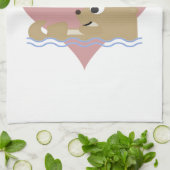 Otter-Liebe Handtuch (Gefaltet)