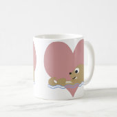 Otter-Liebe Kaffeetasse (VorderseiteRechts)