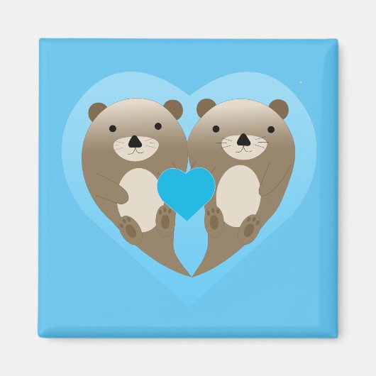 Otter-Liebe Magnet (Vorne)