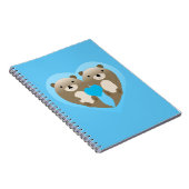 Otter-Liebe Notizblock (Rechte Seite)