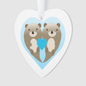 Otter-Liebe Ornament (Vorderseite)