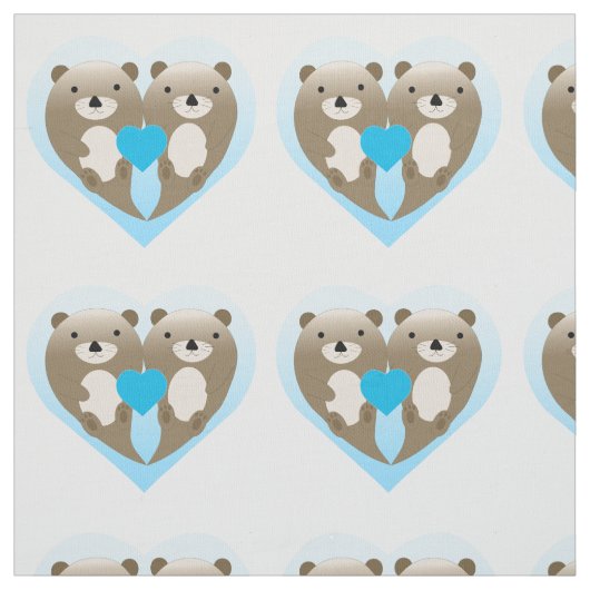 Otter-Liebe Stoff (Muster)
