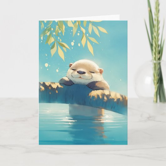 Otter Log Lounge Karte (Vorderseite)