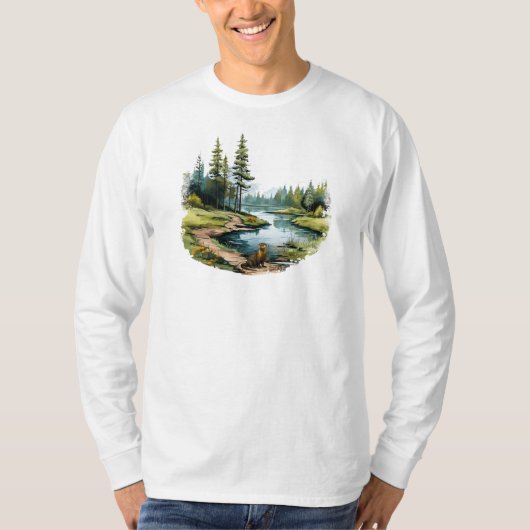 Otter Long Sleeve T - Shirt (Vorderseite)