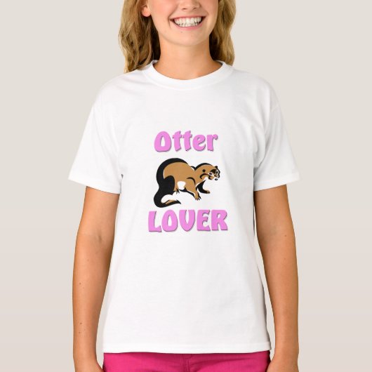 Otter Lover T-Shirt (Vorderseite)