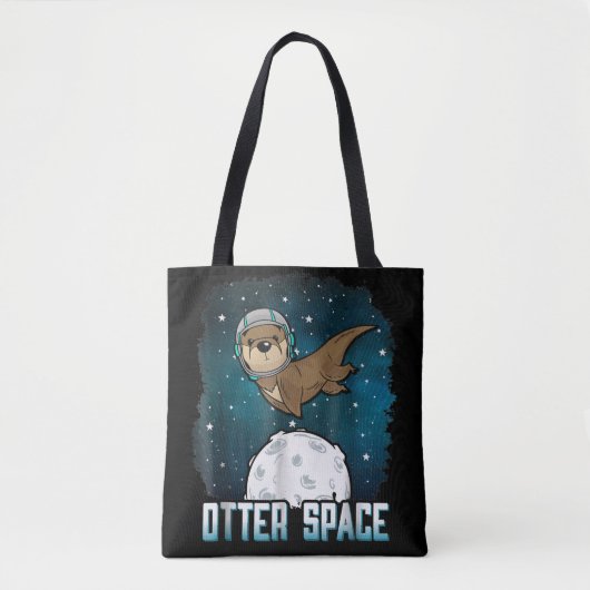 Otter Lovers |Sonstiges Weltraumtier Tasche (Vorderseite)