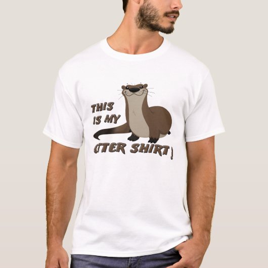 Otter-lustiger T - Shirt (Vorderseite)