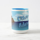 Otter-LY entzückend! Zweifarbige Tasse (Mittel)
