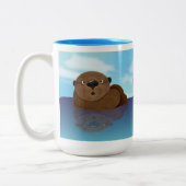 Otter-LY entzückend! Zweifarbige Tasse (Links)