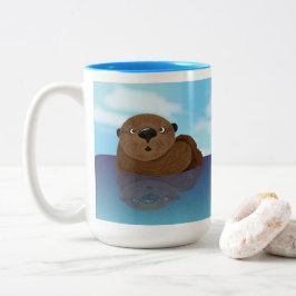 Otter-LY entzückend! Zweifarbige Tasse