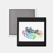 Otter Magnet (Vorderseite/Rückseite)