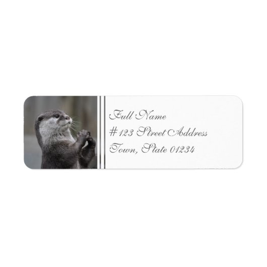 Otter Mastermind Address Labels (Vorne)