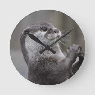 Otter Mastermind Clock Runde Wanduhr