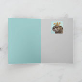 Otter mit bittersüßer Hutkarte Karte (Innenseite)