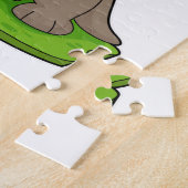 Otter mit Blume Puzzle (Seite)