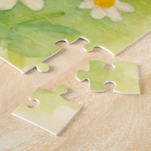 Otter mit Frühlingsblüten Puzzle (Seite)