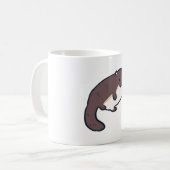 Otter Mom � Art Süße Tier Kaffeetasse (Vorderseite Links)