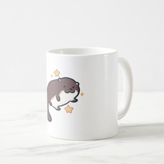Otter mom Magic Kaffeetasse (VorderseiteRechts)