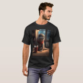 Otter Nerd Otter Drink Kaffee 1 T-Shirt (Vorne ganz)