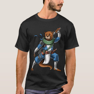 Otter Ninja Samurai T-Shirt