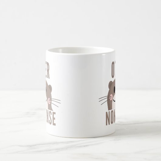 Otter Nonsense Funny Coffee Tasse (Mittel)