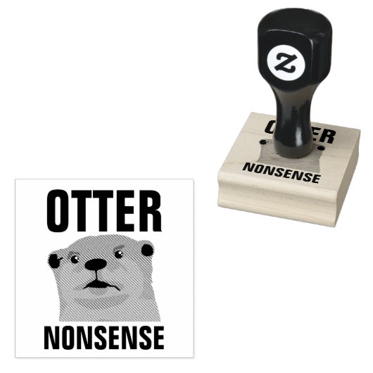 Otter Nonsense Gummistempel (Stempel)