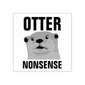 Otter Nonsense Gummistempel (Prägung)