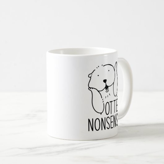 Otter Nonsense Kaffeetasse (VorderseiteRechts)