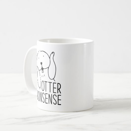 Otter Nonsense Kaffeetasse (Vorderseite Links)