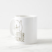 Otter Nonsense Kaffeetasse (Vorderseite Links)